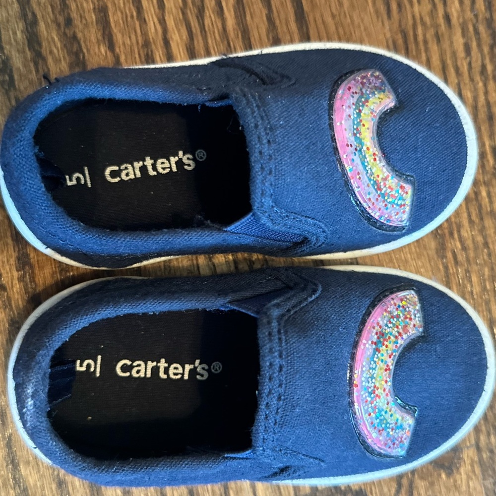 Carters rainbow sneakers